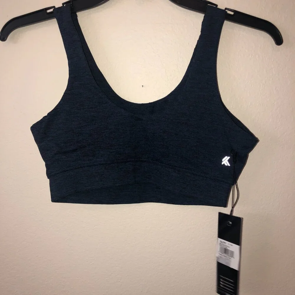 🌞 4/$20 Deal! 🌞 Kyodan Active Sports Bra Dark Blue Navy P/S Petite Small - Picture 5 of 5